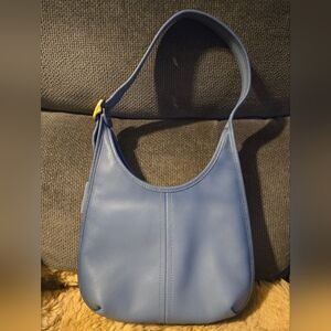Coach Ergo C2265 Shoulder Bag Leather Blue